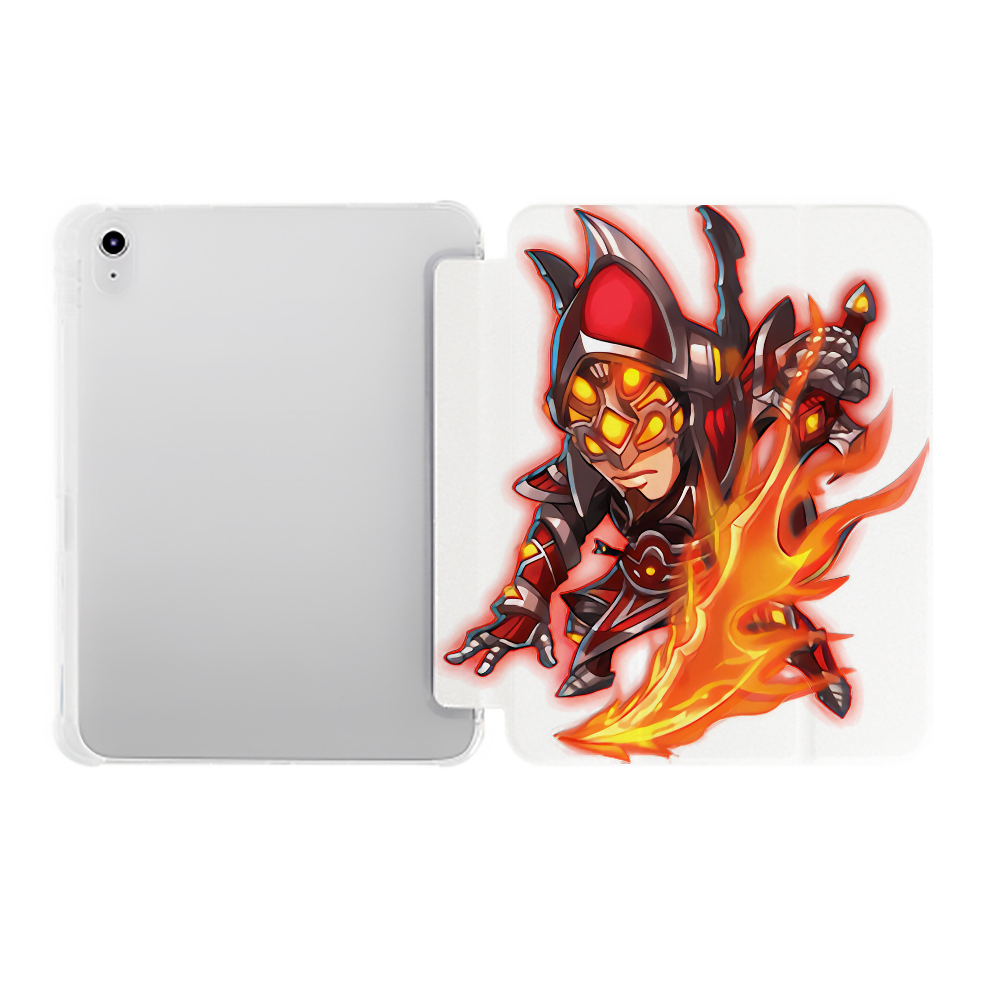 （画像用） リーグ・オブ・レジェンド League of Legends LOL IPad ケース ペン収納付き 三つ折りスタンド PUレザー×シリコン 対応機種9.5/10.5/10.9インチ
